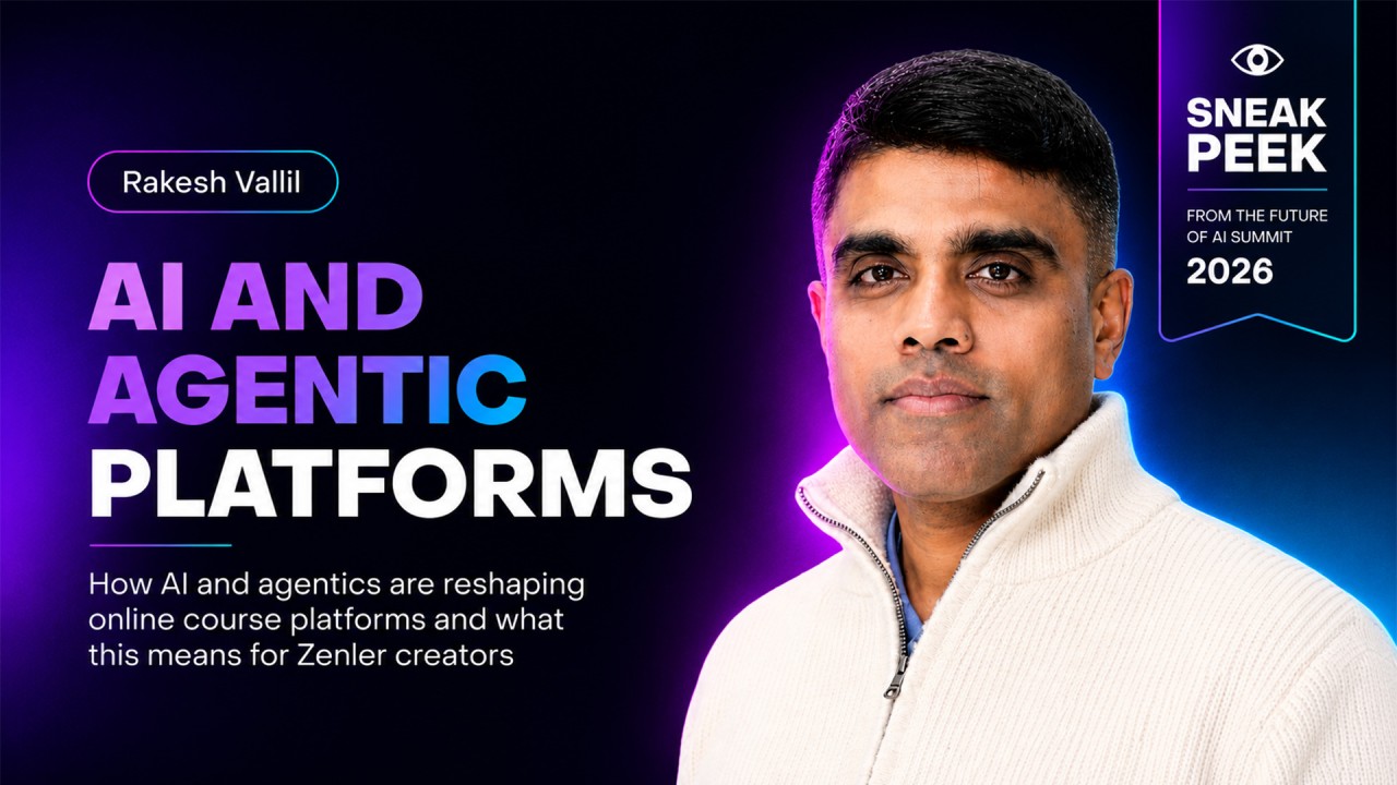 Rakesh Vallil — Built-In AI Agents Inside Zenler